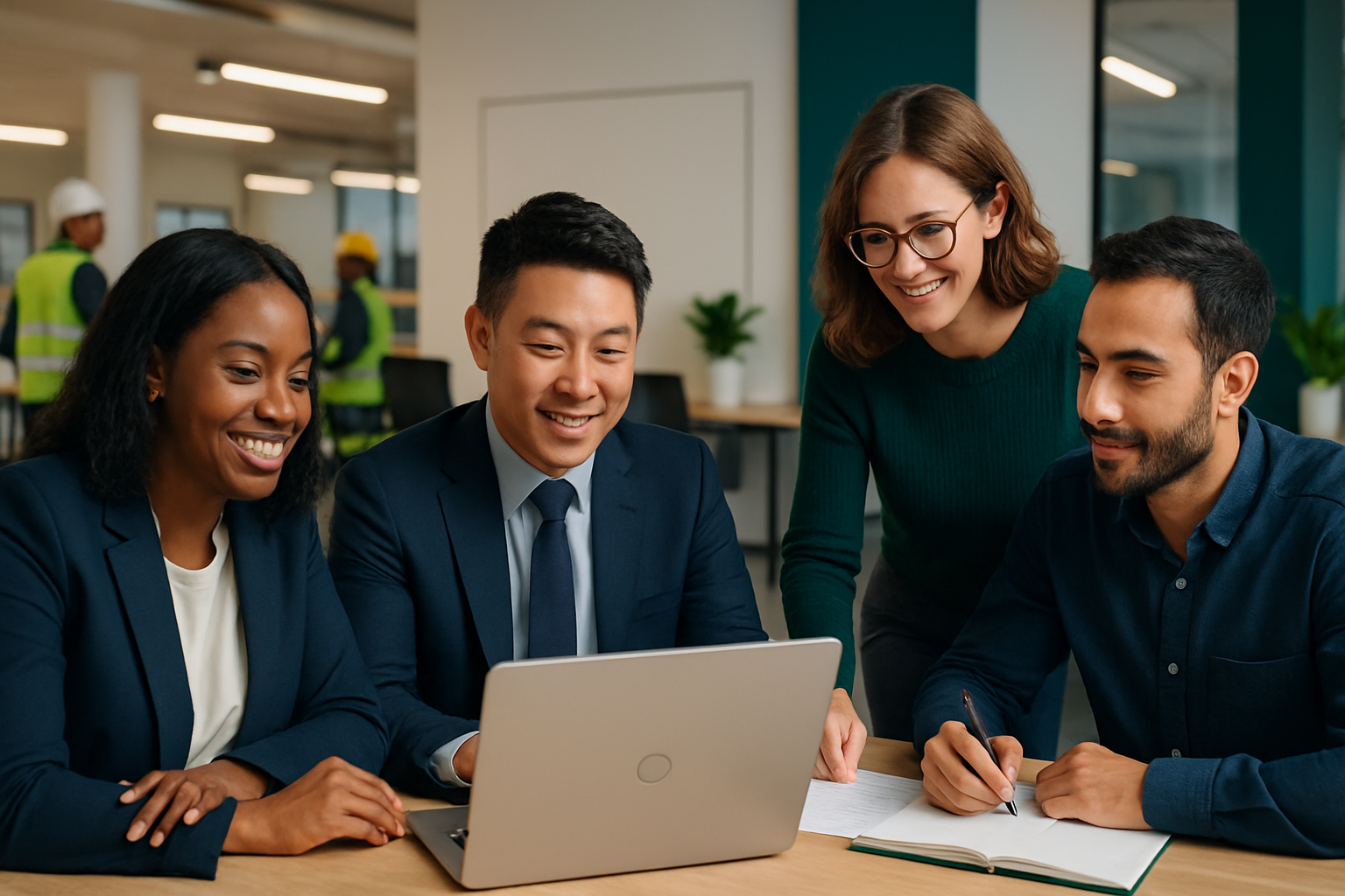 国際的なチームの協力